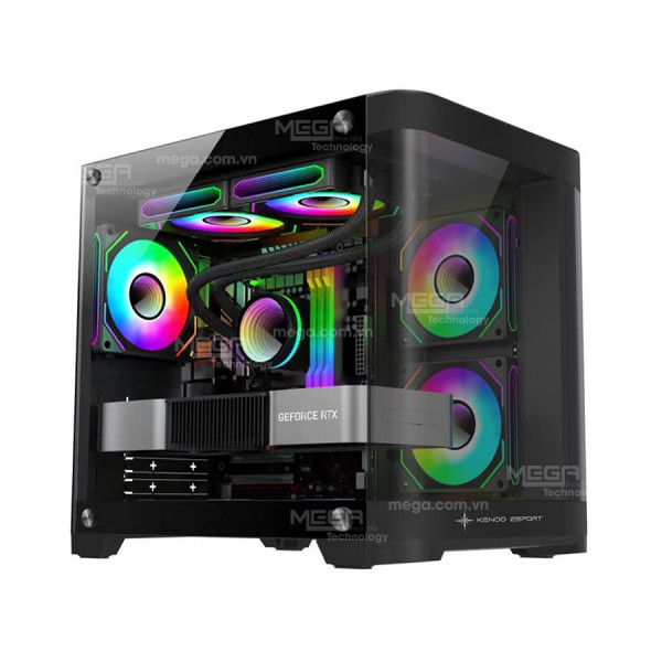Case Kenoo Esport MK400 - Màu Đen ( không kèm fan)