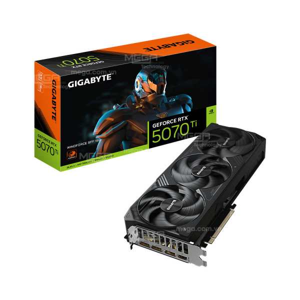 Vga Gigabyte GeForce RTX 5070 Ti WINDFORCE SFF 16G (GV-N507TWF3-16GD) (3fan)