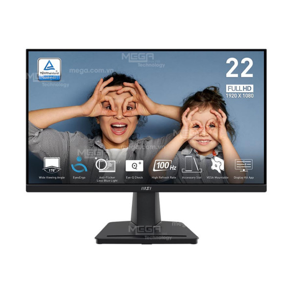 LCD MSI PRO MP225V 21.45 inch FHD (1920 x 1080)  VA 100Hz 1ms ( HDMI, Vga)