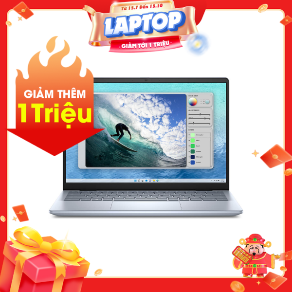 Laptop Dell Inspiron 14 N5440-C5U165W11IBD2 Xanh ( Cpu Core 5-120U, Ram 16GB(8gbx2), SSD 512GB, Vga MX570A 2GB GDDR6, 14 inch 2.2K, Finger Print, Win 11Home SL, OfficeHS21)