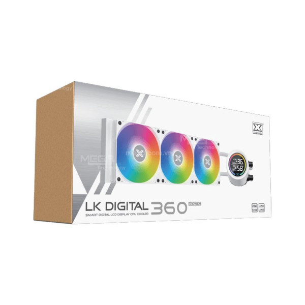 Tản nhiệt nước AIO Xigmatek LK 360 Digital Artic (EN46087)