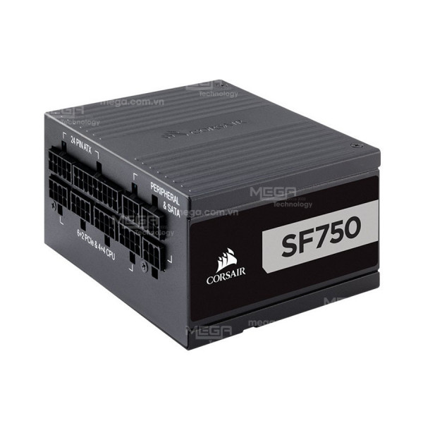 Nguồn máy tính Corsair SF750 (ATX 3.1, PCIe 5.1, 80 Plus Platinum, Full Modul) CP-9020284-NA