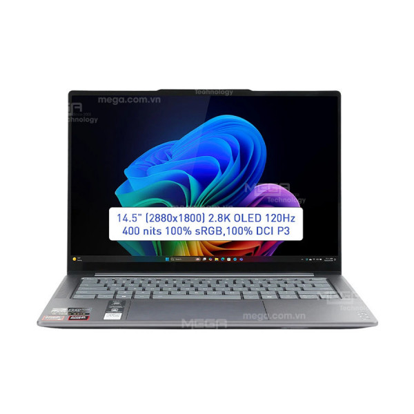 Laptop Lenovo Yoga Pro 7 14ASP9 83HN0022VN Xám ( Cpu Ryzen AI 9 365, Ram 32GB, SSD 1TB, Vga MD Radeon 880M Graphics, 14.5inch 2.8K OLED, Win 11SL, Office, 2Y)'
