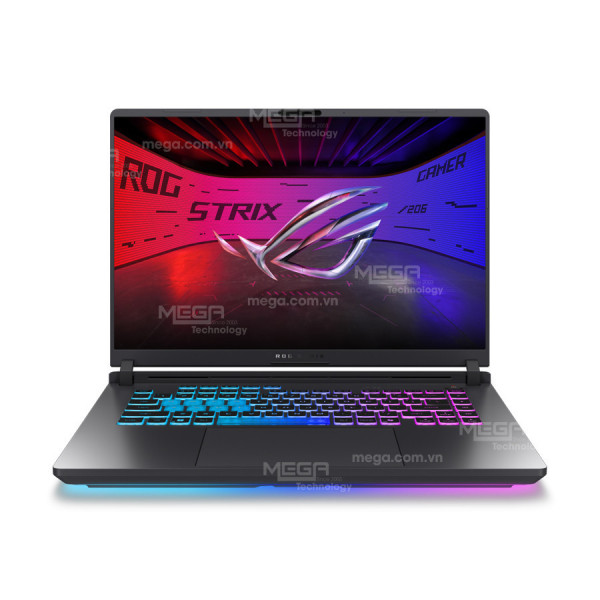 Laptop Asus Gaming ROG Strix G615JMR-S5155W Xám ( Cpu i7-14650HX, Ram 32GB ( 2x16gb), SSD 1TB, Vga GeForce RTX 5060 8GB GDDR7, 16 inch WQXGA 240hz, Win11H, 2Y)