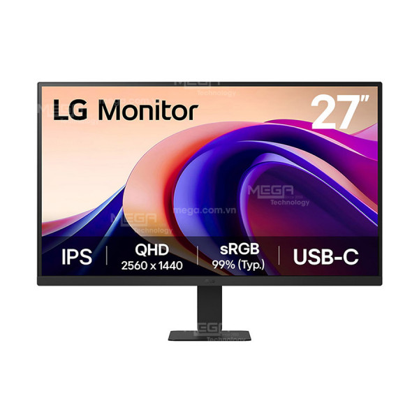LCD LG 27U631A-B 27 inch 2K (2560 x 1440) IPS 100Hz 5ms (HDMI, USB-C)