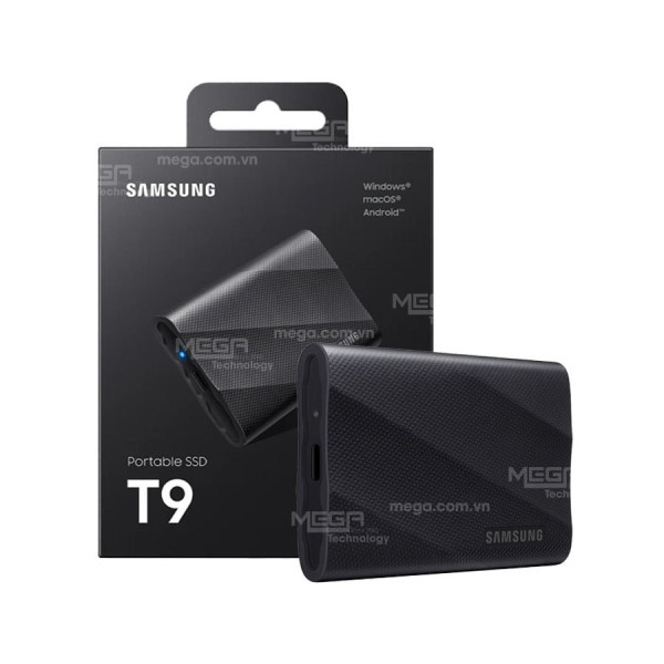 Ổ cứng SSD gắn ngoài Samsung T9 Portable 4TB 2.5 inch USB 3.2 Đen (MU-PG4T0B/WW)