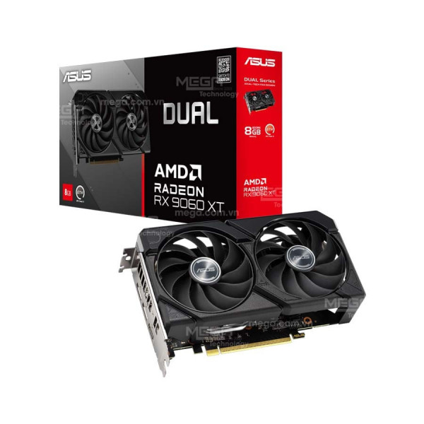 Vga Asus Dual Radeon RX 9060 XT 8G GDDR6 (DUAL-RX9060XT-8G)
