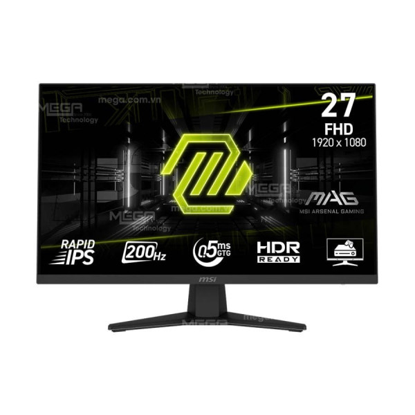 LCD MSI MAG 274F 27 inch FHD Rapid IPS 200Hz 0.5ms ( HDMI, DP)