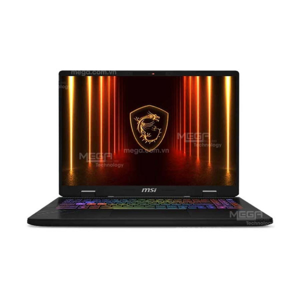 Laptop MSI Crosshair 16 HX AI D2XWGKG-072VN Xám ( Cpu Ultra 7-255HX, Ram 32gb( 2x16gb), SSD 1TB, Vga NVIDIA GeForce RTX 5070 8GB GDDR7, 16 Inch QHD+ 240Hz, Win11SL, Balo, 2Y)