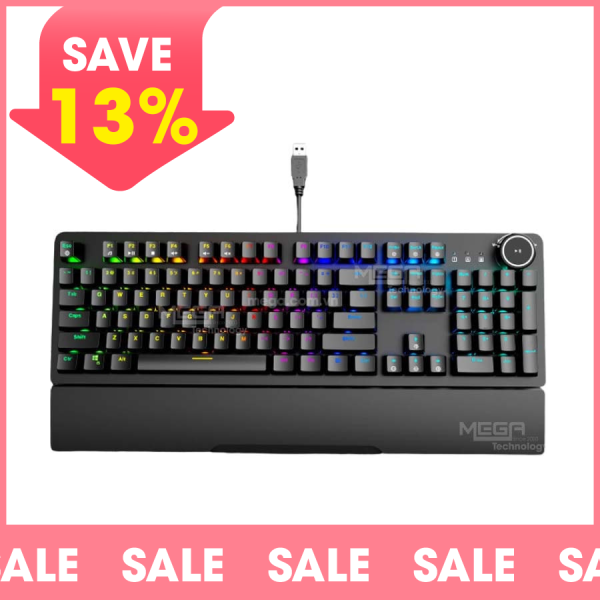 Bàn phím cơ GNet Gaming GK515 RGB Switch Quang Học có kê tay ( Led, Usb)