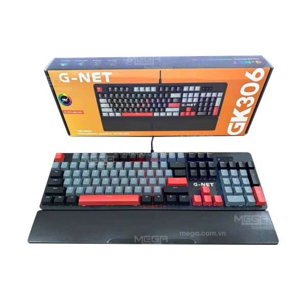 Bàn phím cơ GNET GK306 (Led, Usb)