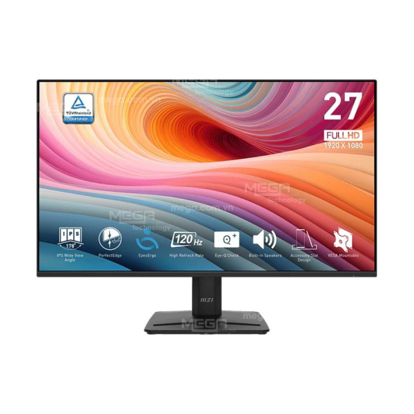 LCD MSI PRO MP275 E2 27 inch IPS FHD 120Hz 1ms Loa ( HDMI, VGA , DP)