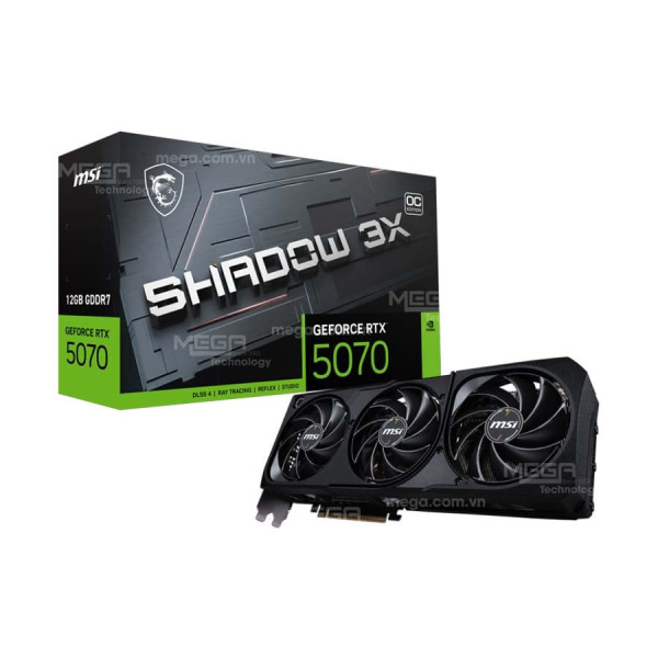 VGA MSI GeForce RTX 5070 12G SHADOW 3X OC