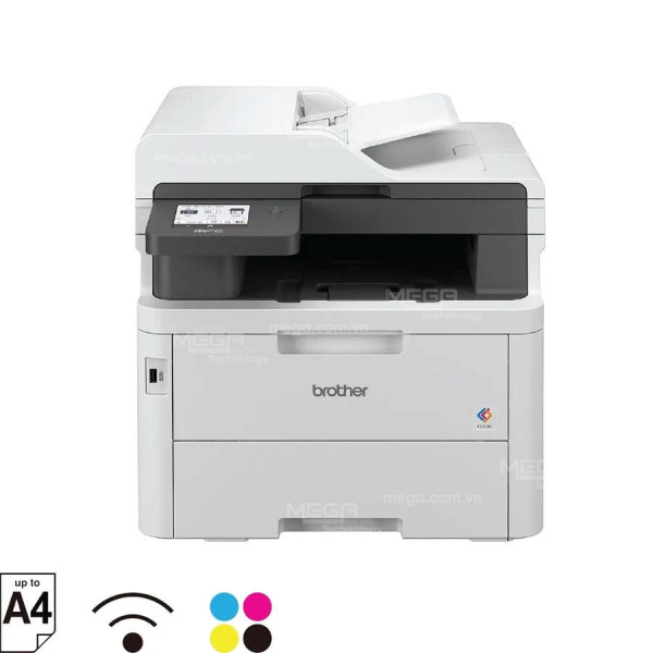 Máy in màu đa năng Brother MFC-L3760CDW (In đảo mặt,Copy,Scan 1 mặt,Fax, A4, A5, USB,LAN, WIFI)