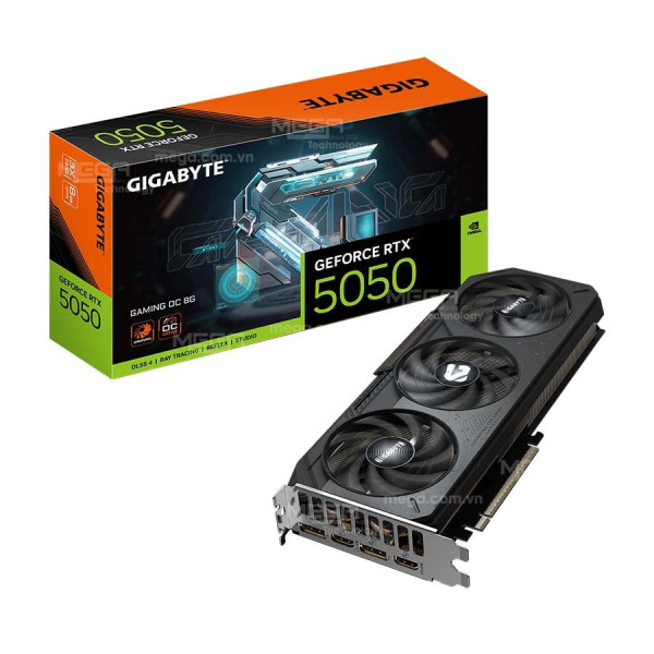 Vga Gigabyte GeForce RTX 5050 GAMING OC 8G (GV-N5050GAMING OC-8GD)