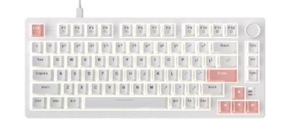 Bàn phím cơ DAREU EK75 Full White - Dream switch, PBT