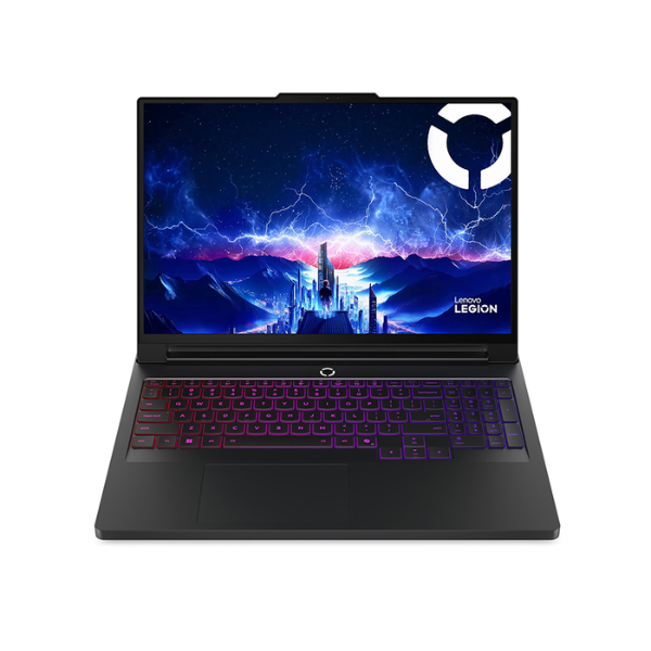 Laptop Lenovo Legion Pro 7 16IAX10H 83F5008WVN Đen ( Cpu Ultra 9-275HX, Ram 32GB (2X16GB), SSD 1TB, Vga GeForce RTX 5080 16GB GDDR7, 16inch WQXGA 240Hz, Win 11H, Office Home & Student 2024, 3Y)
