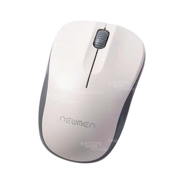 Chuột máy tính không dây Newmen F116, Trắng xám