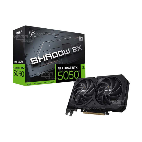 Vga MSI GeForce RTX 5050 8G SHADOW 2X OC (G5050-8S2C)