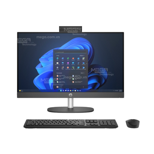 Máy bộ HP AIO ProOne 240 G10 AY2G5PT Đen ( Cpu U5-125U, Ram 16GB, SSD 512GB, Vga Intel Graphics,23.8 inch, Win 11SL, Keyboard, Mouse)