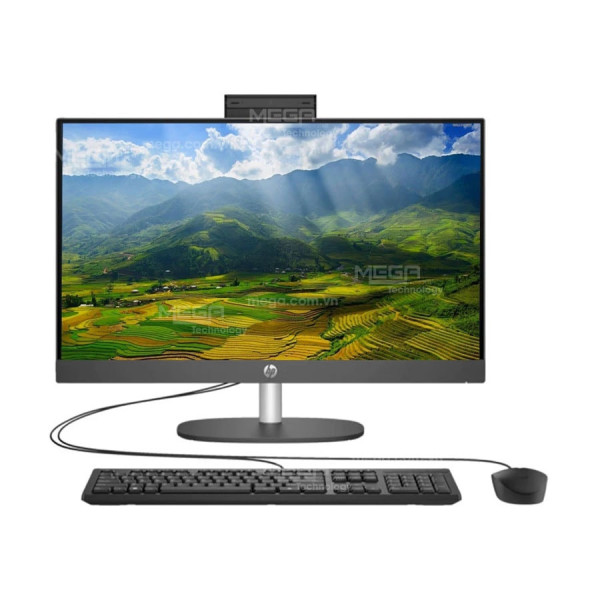 Máy bộ HP AIO ProOne 240 G10 AY2G5PT Đen ( Cpu U5-125U, Ram 16GB, SSD 512GB, Vga Intel Graphics,23.8 inch, Win 11SL, Wireless Keyboard + Mouse)