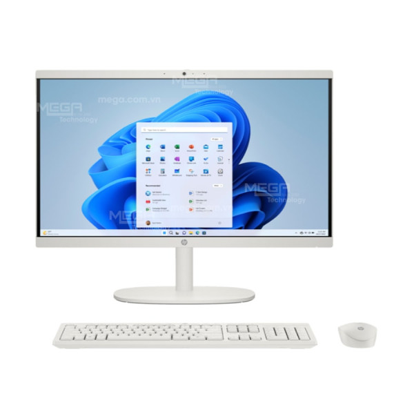 Máy bộ HP AIO 22-dg0017d AY8C5PA Trắng ( Cpu i3-N30, Ram 8GB, SSD 256GB, Vga Intel UHD Graphics, Wifi, BT, 21.5 Inch FHD,Wireless Keyboard + Mouse , Win 11H )