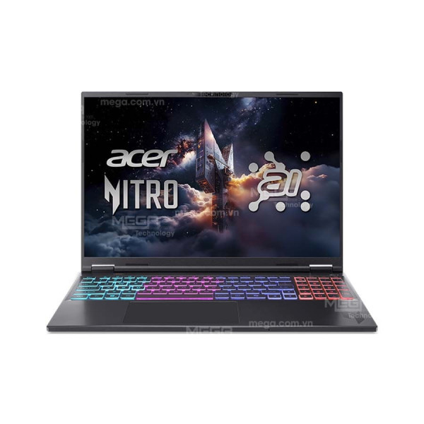 Laptop Acer Gaming Nitro 16 AI ProPanel AN16S-61-R5F4 NH.QXFSV.001 Đen ( Cpu Ryzen AI 7 350, Ram 16GB, SSD 512GB, Vga GeForce RTX 5060 8GB GDDR7, 16 Inch FHD, Win 11HSL, 2Y)