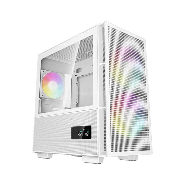 Case Deepcool CH360 DIGITAL WH (MATX, Màu Trắng, Màn Hình Hiển Thị)