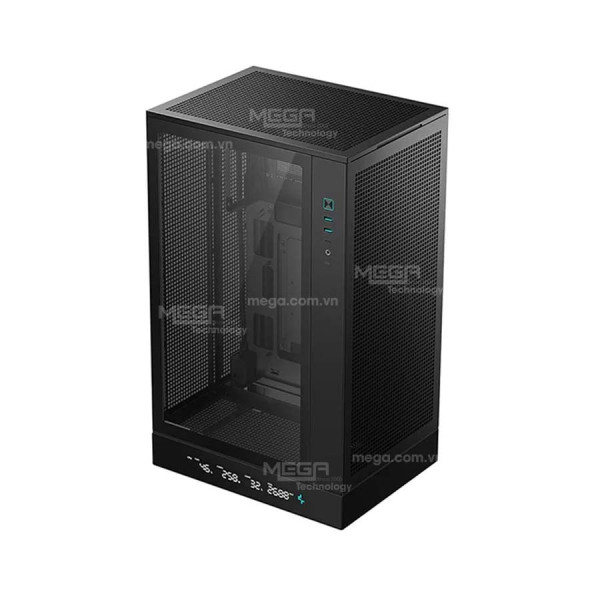 Case DEEPCOOL CH270 Digital (MATX, Màu Đen, 0 Fan)