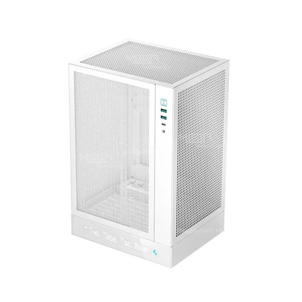 Case DEEPCOOL CH170 Digital WH Mini ITX - Màu trắng