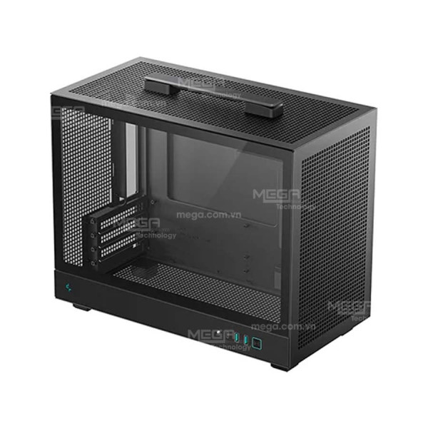 Case DEEPCOOL CH160 PLUS (Mini-ITX, Micro-ATX, Màu đen)