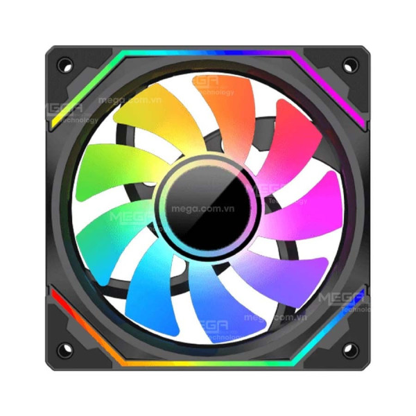Fan case Xigmatek Infinity Pro 3 Reverse Đen (Fan ngược) (EN47770)