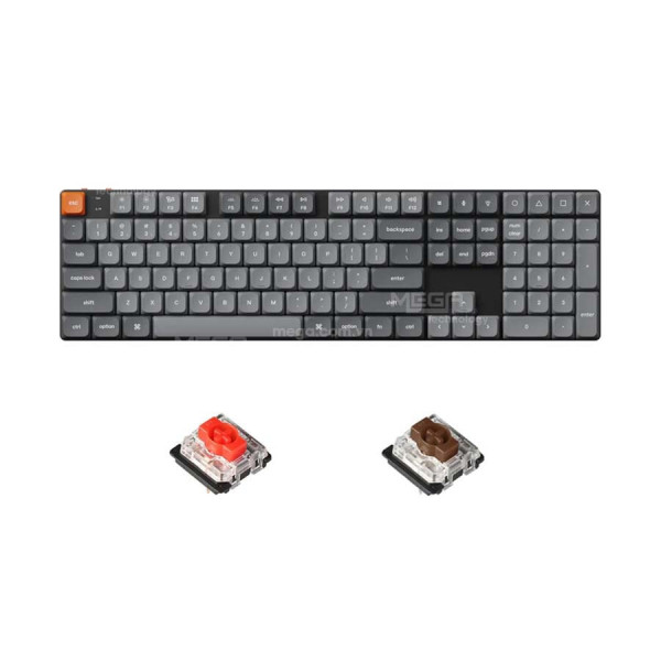 Bàn phím cơ không dây Keychron K5M-H1 K5 Max Swappable Gateron RGB Backlight Red Switch keyboard