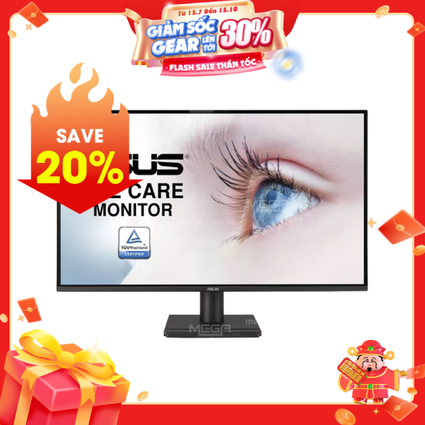 LCD Asus VA27AQ 27 inch 2K IPS 75Hz 1ms Loa ( DP,HDMI, VGA, Earphone Jack)