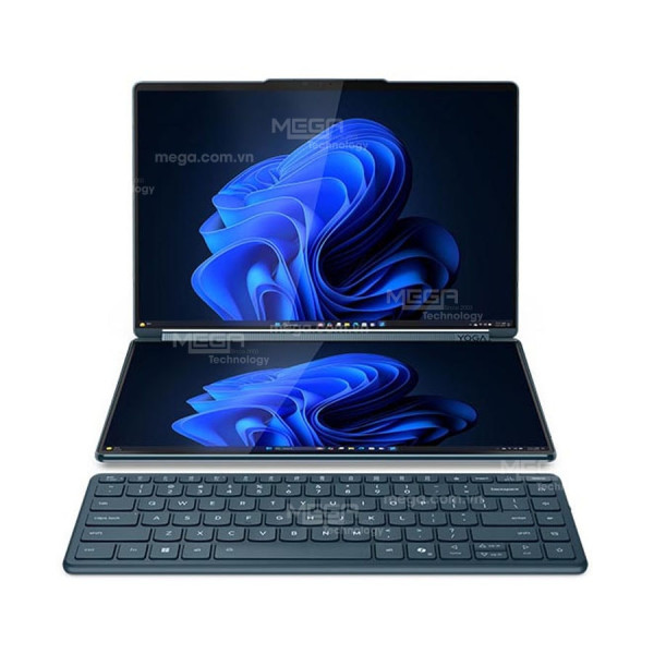 Laptop Lenovo Yoga Book 9 14IAH10 83KJ001QVN Xanh ( Cpu Ultra 9-285H, Ram 32GB, SSD 1TB, Vga Intel Arc Graphic, 2x14.0 inch 2.8K OLED Touch,Win 11H, Office H24, 2Y)