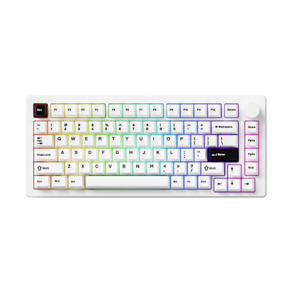 Bàn phím cơ AKKO MonsGeek M1 V5 Black on white Mirror Switch
