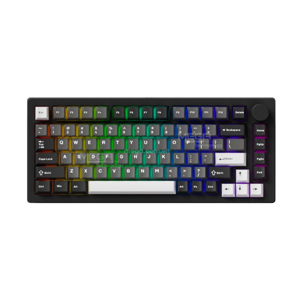 Bàn phím cơ AKKO MonsGeek M1 V5 Black&Silver Mirror Switch