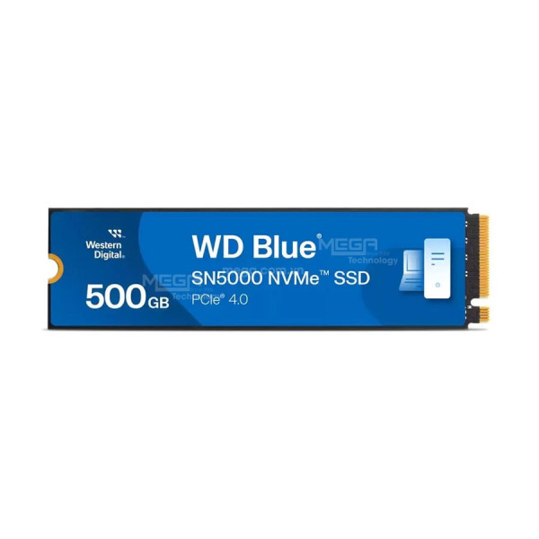 SSD WD 500GB Blue SN5000 NVMe PCIe Gen4 x4 WDS500G4B0E