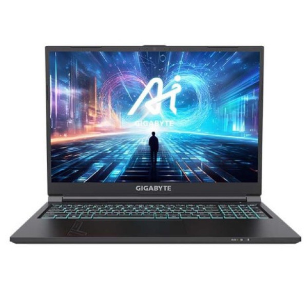 Laptop Gigabyte G6 KF-H3VN853KH Đen ( Cpu i7-13620H, Ram 16GB (2X8GB), SSD 512GB, Vga GeForce RTX 4060 8GB GDDR6, 16 inch FHD + 165Hz , Win 11H,2Y)