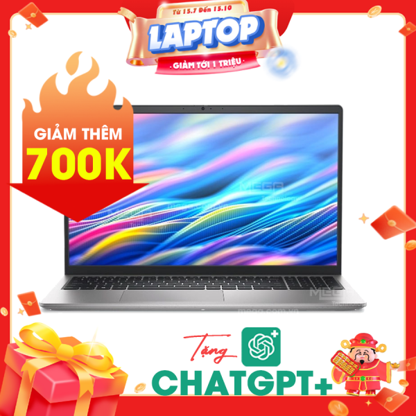 Laptop Dell 15 DC15250 DC5I5357W1 Bạc ( Cpu i5-1334U, Ram 16GB, SSD 512GB, Vga Intel UHD Graphics, 15.6 inch FHD, Win 11H, Office H24, OS365)