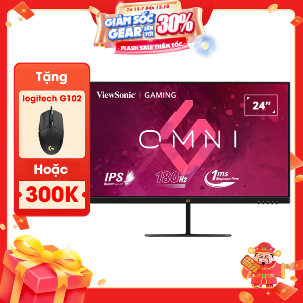 LCD ViewSonic Gaming VX2479A-HD-PRO 23.8 inch FHD IPS 240Hz 1ms (2x HDMI, 1xDP, 3.5mm Audio out)