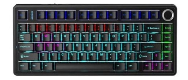 Bàn phím Gaming có dây AULA F75 Đen, Red Switch (E3218)