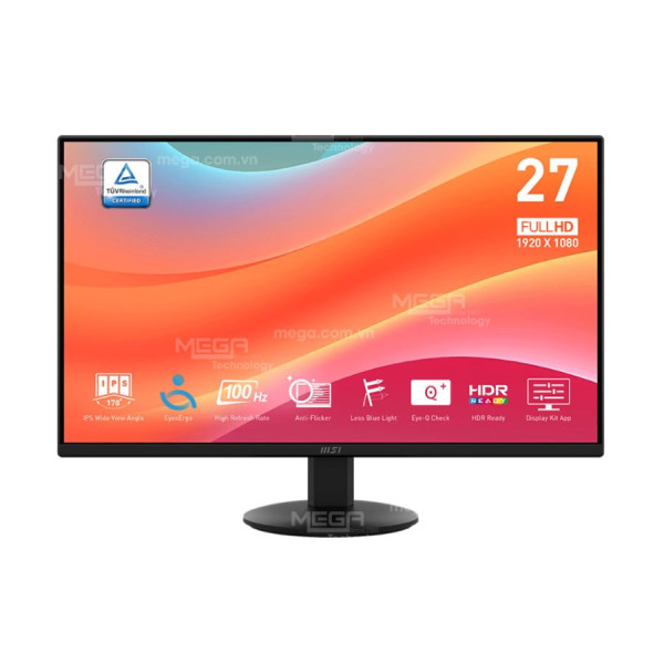 LCD MSI PRO MP272LKL 27 Inch FHD IPS 100Hz 1 ms ( DP, HDMI)