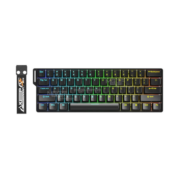 Bàn phím cơ DAREU EK60 HE Black Fire Magnetic switch