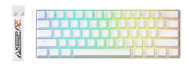 Bàn phím cơ DAREU EK60 HE White Fire Magnetic switch