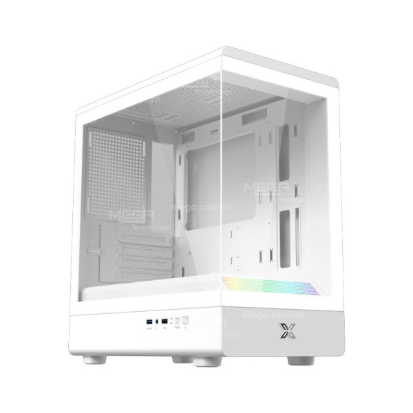 Case Xigmatek Pura MS Arctic EN48494 (MATX, Màu Trắng)