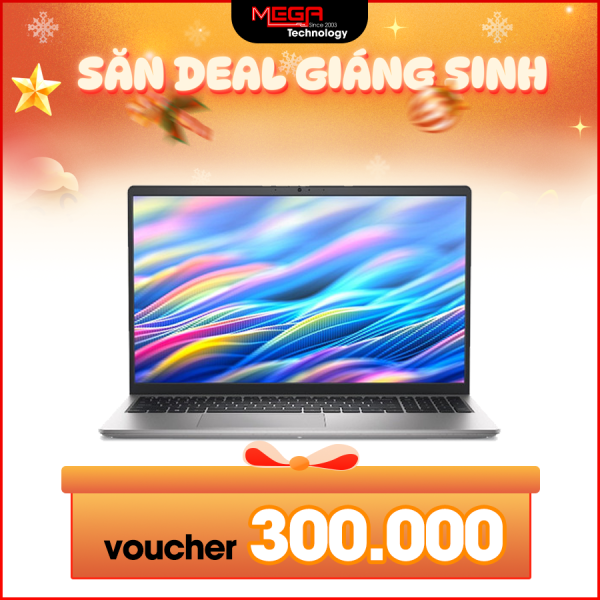 Laptop Dell 15 DC15250 DC5I7748W1 Bạc (Cpu i7-1355U, Ram 16GBx1, SSD 512GB, Vga Intel Graphics, 15.6 inch FHD, Win 11H, Office H24+365, 1Y)