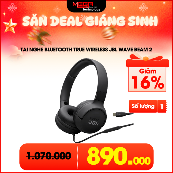 Tai nghe có khung trùm đầu JBL Tune 520C BLK
