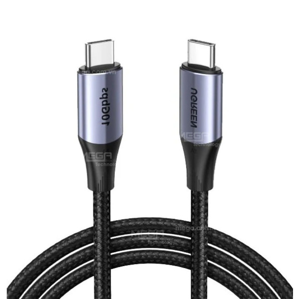 Cáp Usb Type C 3.1 gen 2 hỗ trợ xuất hình , sạc PD 240W dài 1m Ugreen 80150