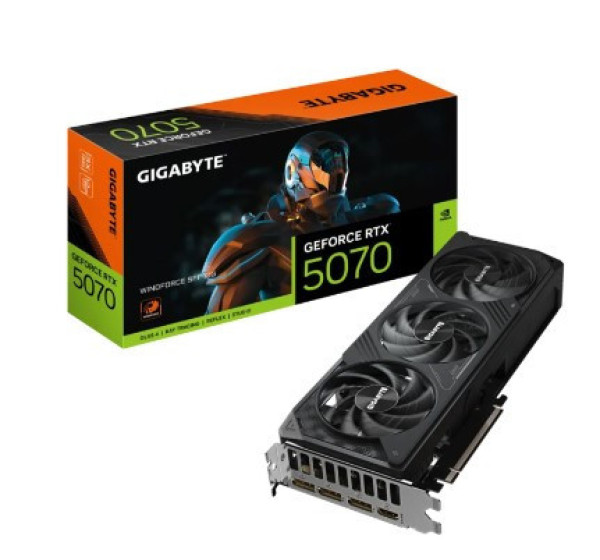 Vga Gigabyte GeForce RTX 5070 WINDFORCE SFF 12GB GDDR7 (GV-N5070WF3-12GD)
